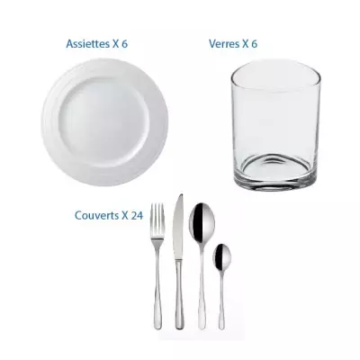 Kitchenware Pack 6 people