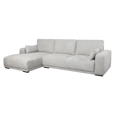 Corner sofa left CALIFORNIA Grey 4 seaters