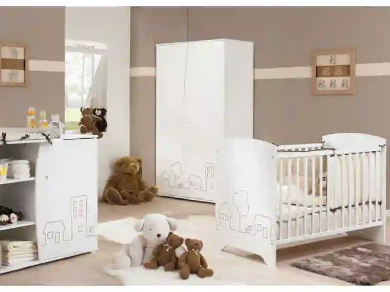 Lit bébé LITTLE CITY - 60 x 120 cm