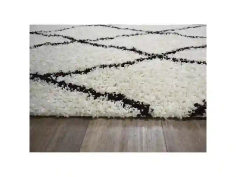 Tapis ALTO Crème et marron - 120 x 170 cm
