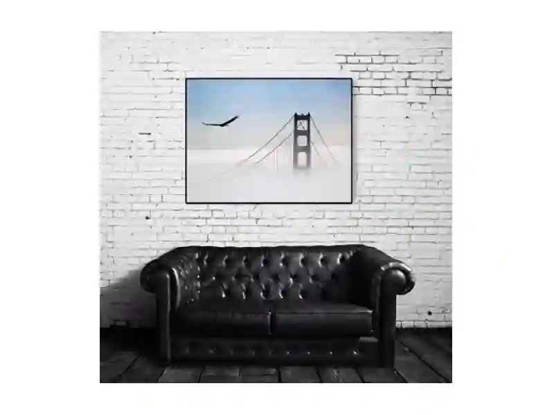 Eagle over the Golden Gate - 50 x 40 cm
