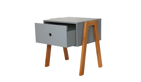 Table de nuit PILA Gris
