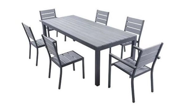 Set MAGDA - Garden table 220 cm + 6 chairs + 2 armchairs