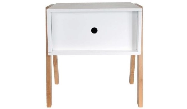 Table de nuit PILA Blanc