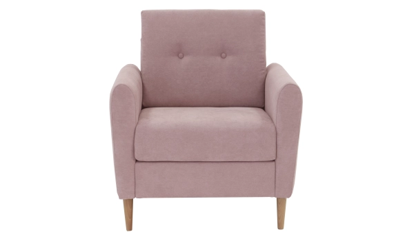 Set Sofa 3 seater + 2 Armchairs Pink TOBIAS