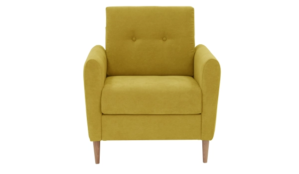 Set Sofa 3 seater + 2 Armchairs Moutarde TOBIAS