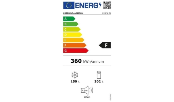 Fridge HOTPOINT - 399 L White