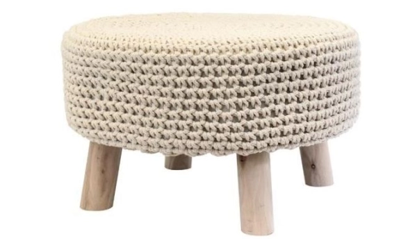 Pouf LENO Beige