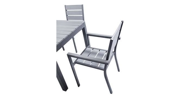 Set MAGDA - Garden table 220 cm + 6 chairs + 2 armchairs