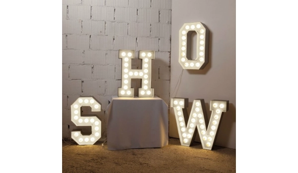 Luminous letters Vegaz SELETTI x 6 