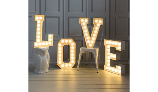 Luminous letters Vegaz SELETTI x 4 