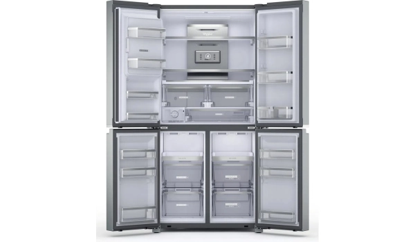 Fridge WHIRLPOOL - 592 L Steel - Aqua