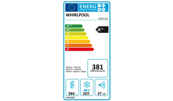 Fridge WHIRLPOOL - 594 L Steel