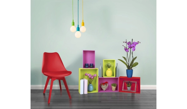 Chaise HELSI Rouge
