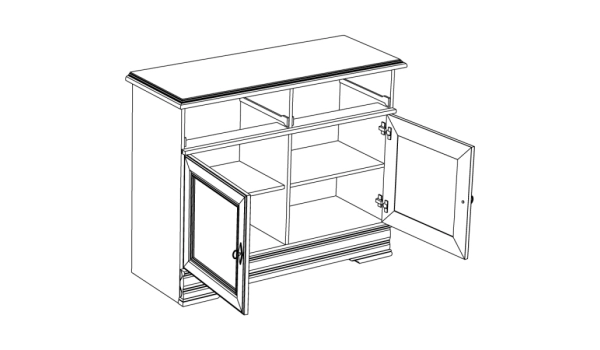 2 doors Sideboard LINDSAY