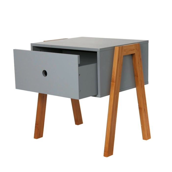 Table de nuit PILA Gris