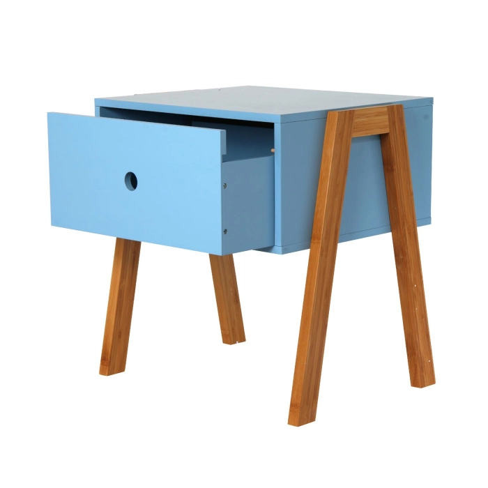 Table de nuit PILA Bleu