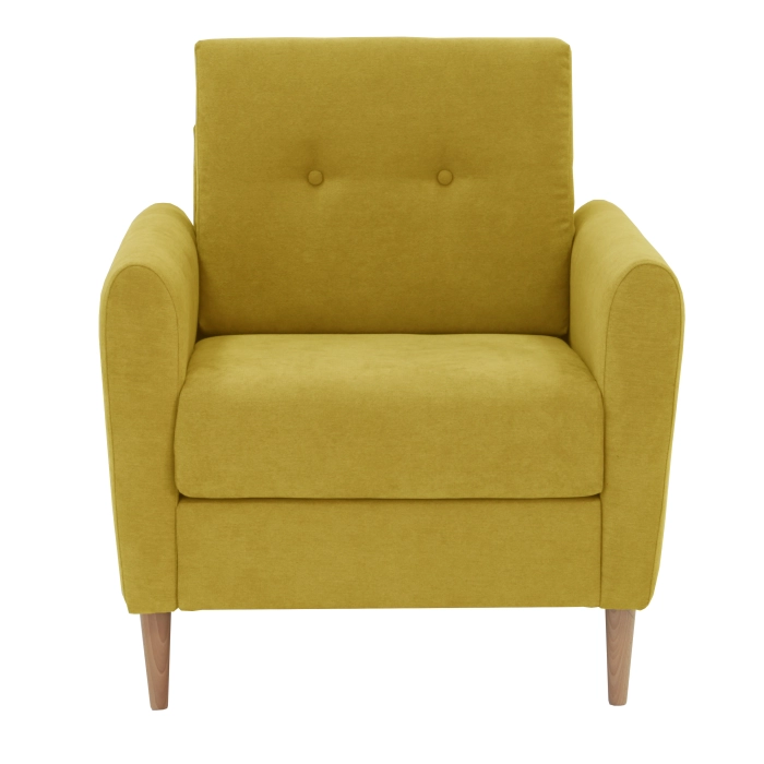 Set Sofa 3 seater + 2 Armchairs Moutarde TOBIAS