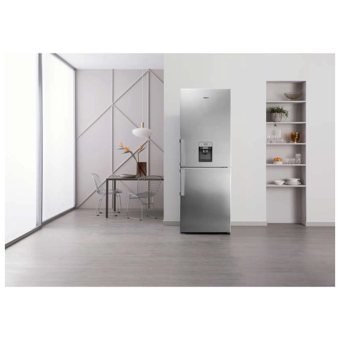 Fridge WHIRLPOOL - 457 L Steel - Aqua