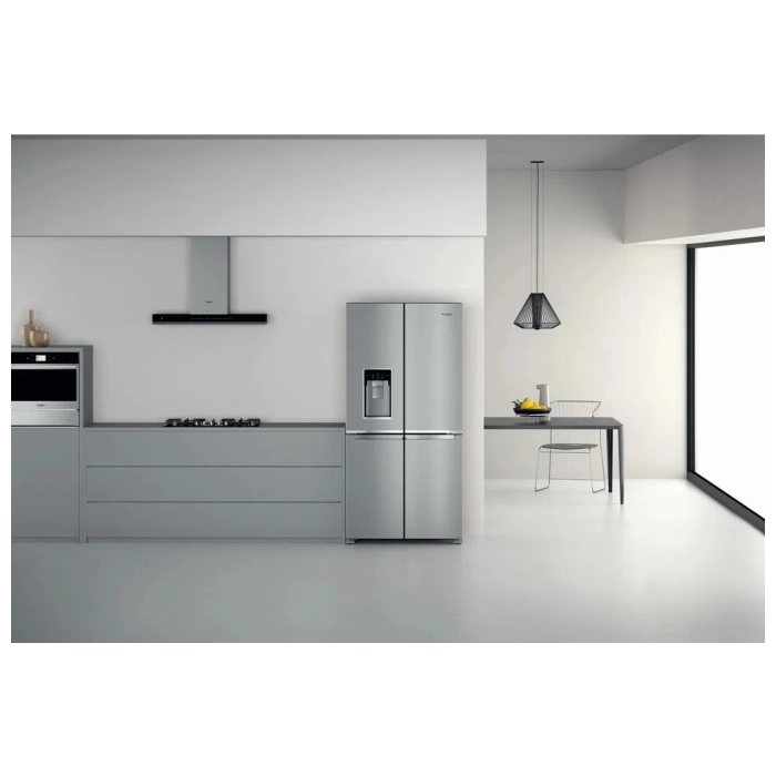 Fridge WHIRLPOOL - 592 L Steel - Aqua