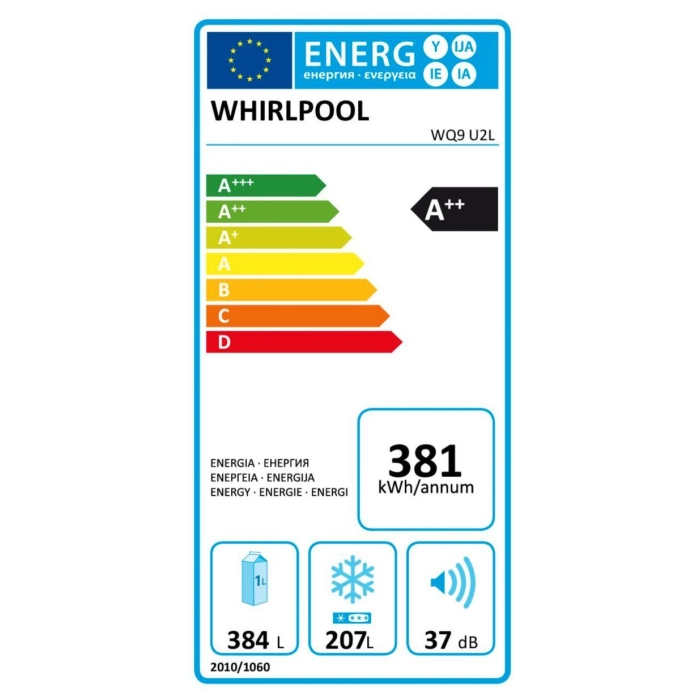 Fridge WHIRLPOOL - 594 L Steel