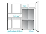 Fridge WHIRLPOOL - 594 L Steel 