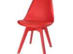 Chaise HELSI Rouge 