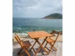 Set SAKI - Garden table + 2 chairs 