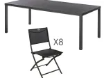 Set Terrace Table + 8 chairs LEA 