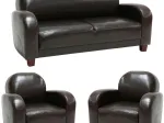 Set Sofa 3 seater + 2 Armchairs CLUB 