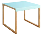 Table basse KARMA Bleu Carré 