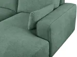 Corner sofa right CALIFORNIA Green 4 seaters 