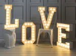 Luminous letters Vegaz SELETTI x 4  