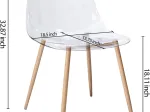 Chaise BERGEN Transparent 