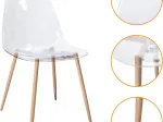 Chaise BERGEN Transparent 