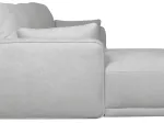 Corner sofa left CALIFORNIA Grey 4 seaters 